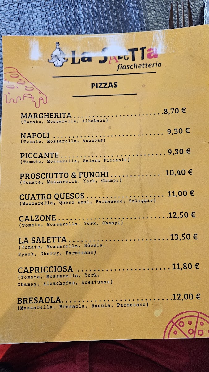 Menu Fiaschetteria La Saletta-2